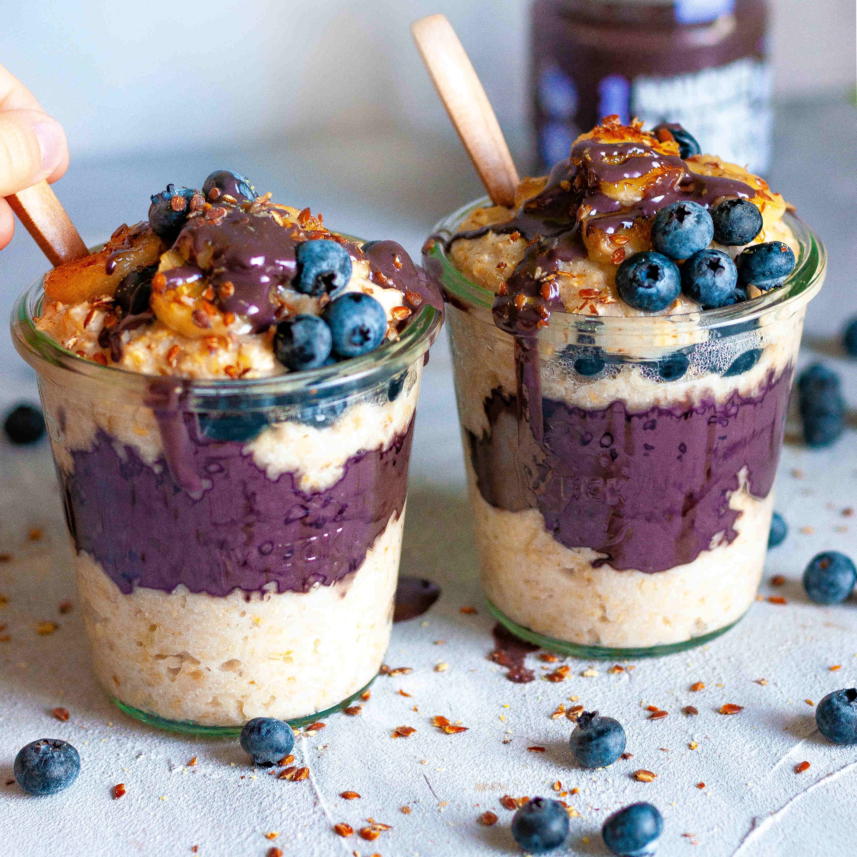 Porridge Blueberry Bash