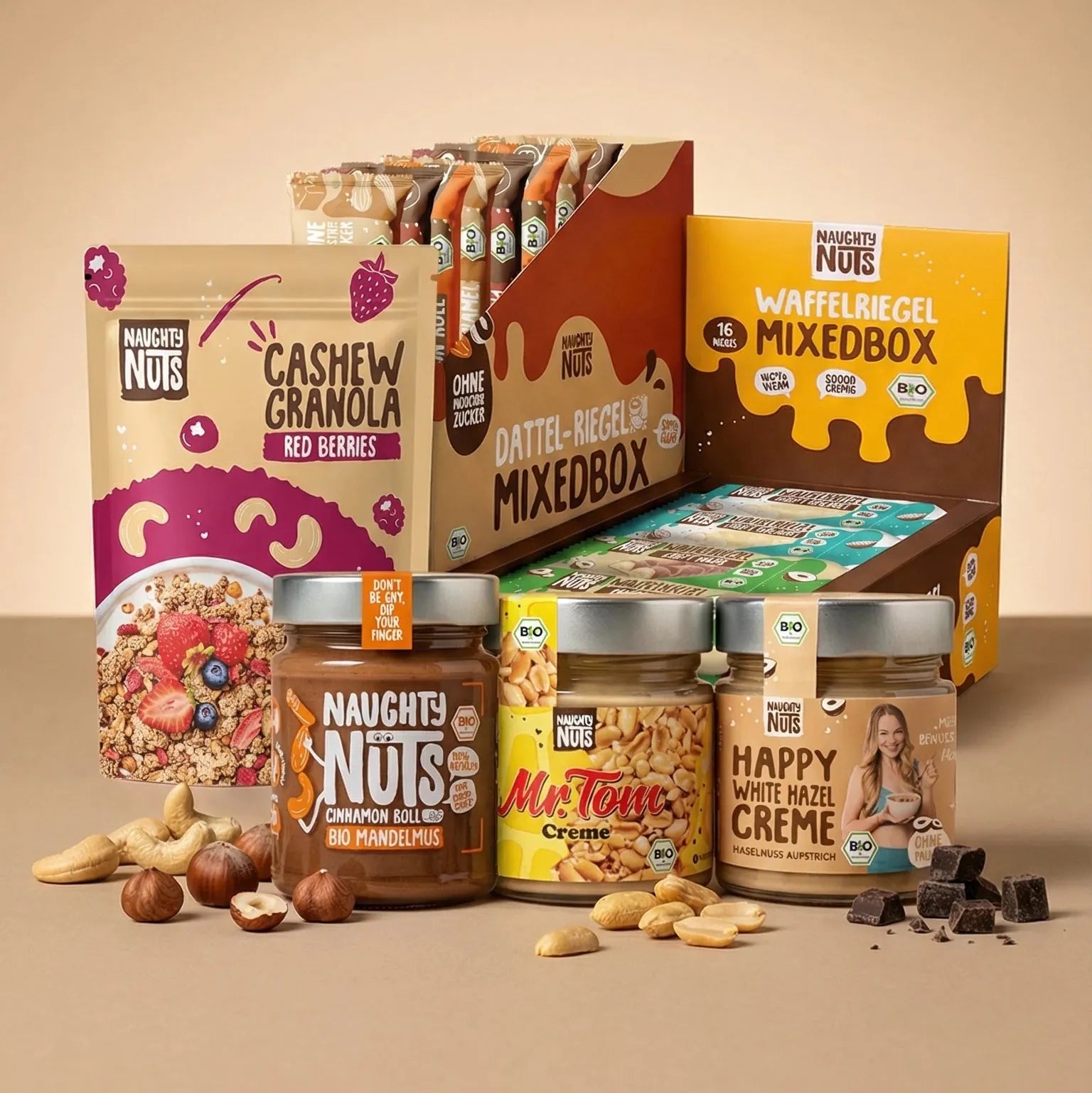 Naughty Nuts Mix-Bundle Einsteiger Paket (Snacks & Aufstriche) (Shopify Bundles App) - Nicht Aktivieren
