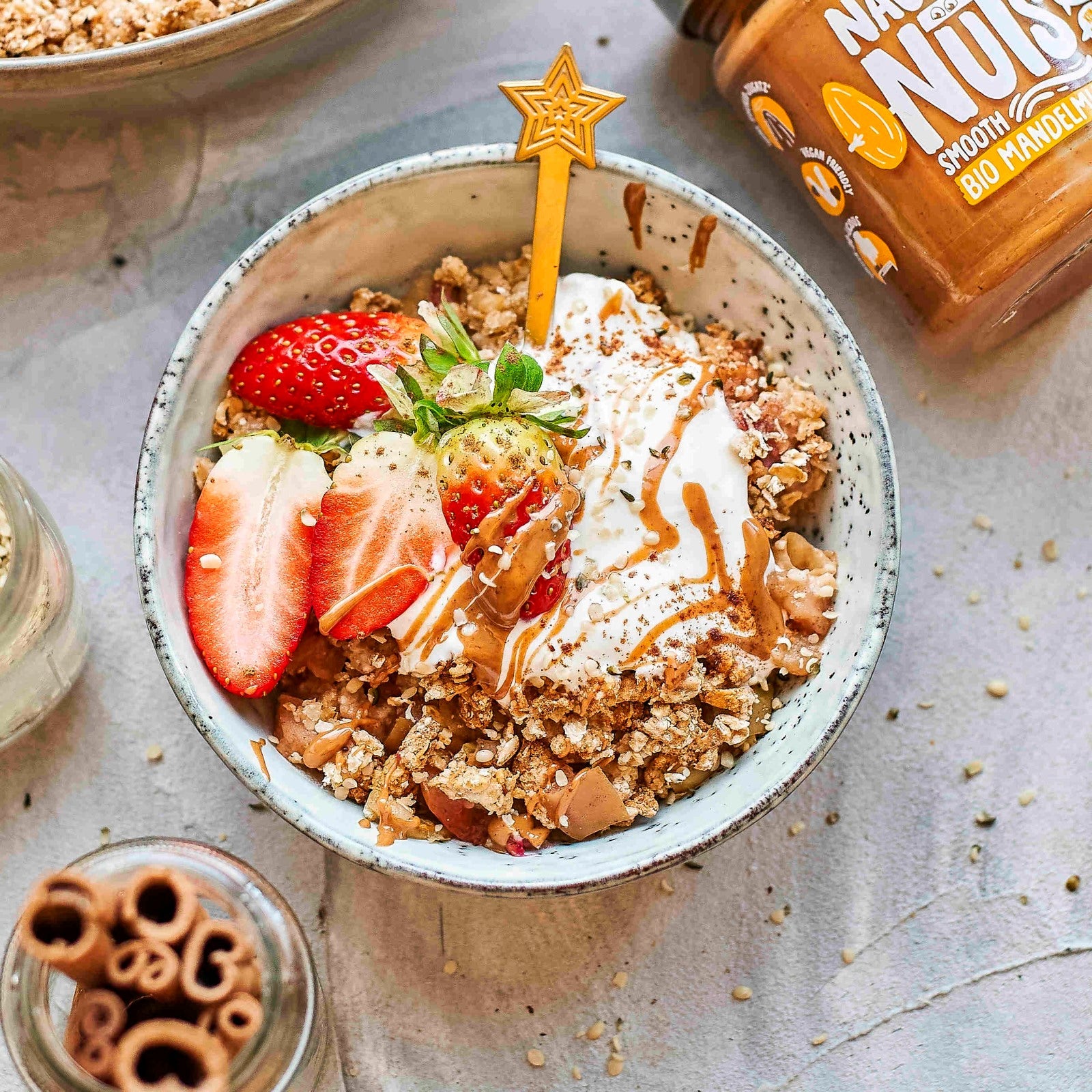 erdbeeren crumble