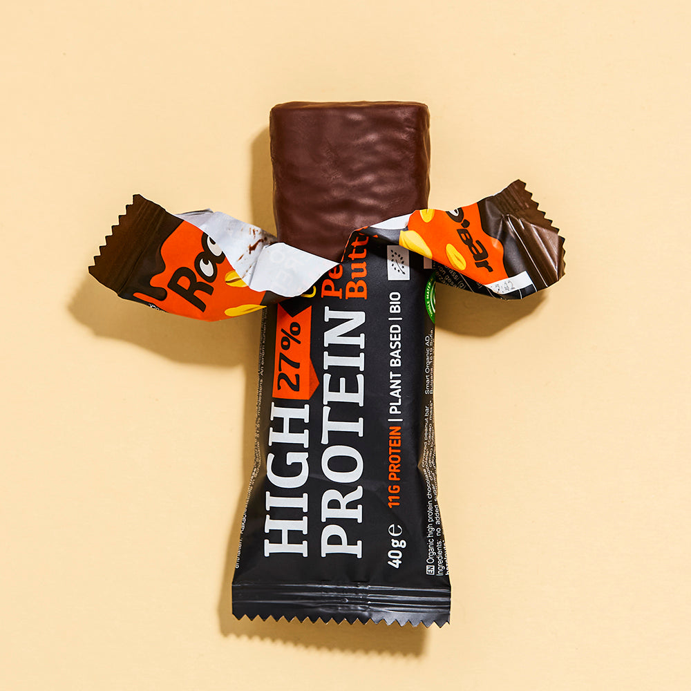 High-Protein Schokoriegel mit Erdnussbutter