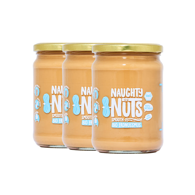 Bio Erdnussmus Smooth (500g Glas)