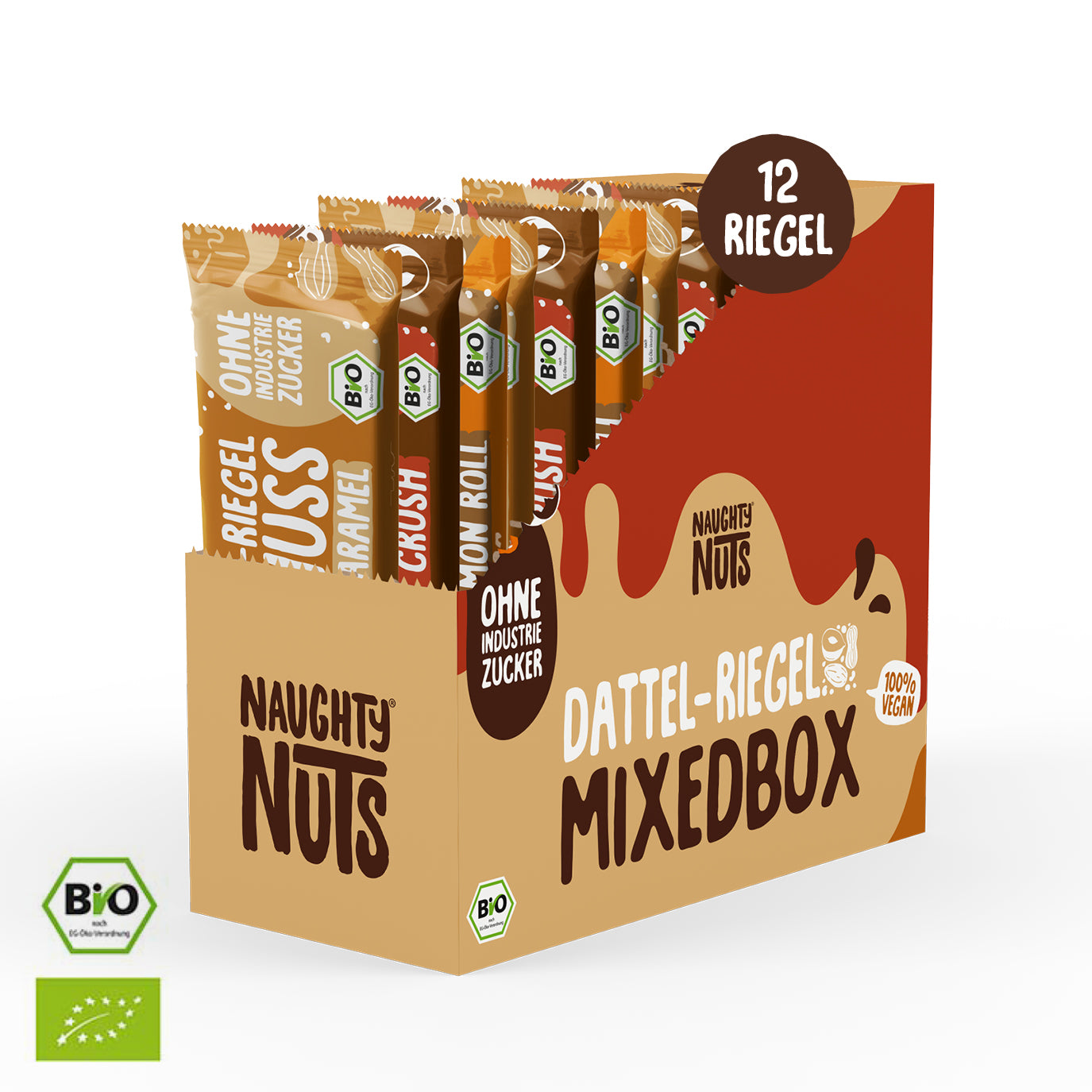 Bio Nussmus-Dattel-Riegel Mixed Box (MHD)