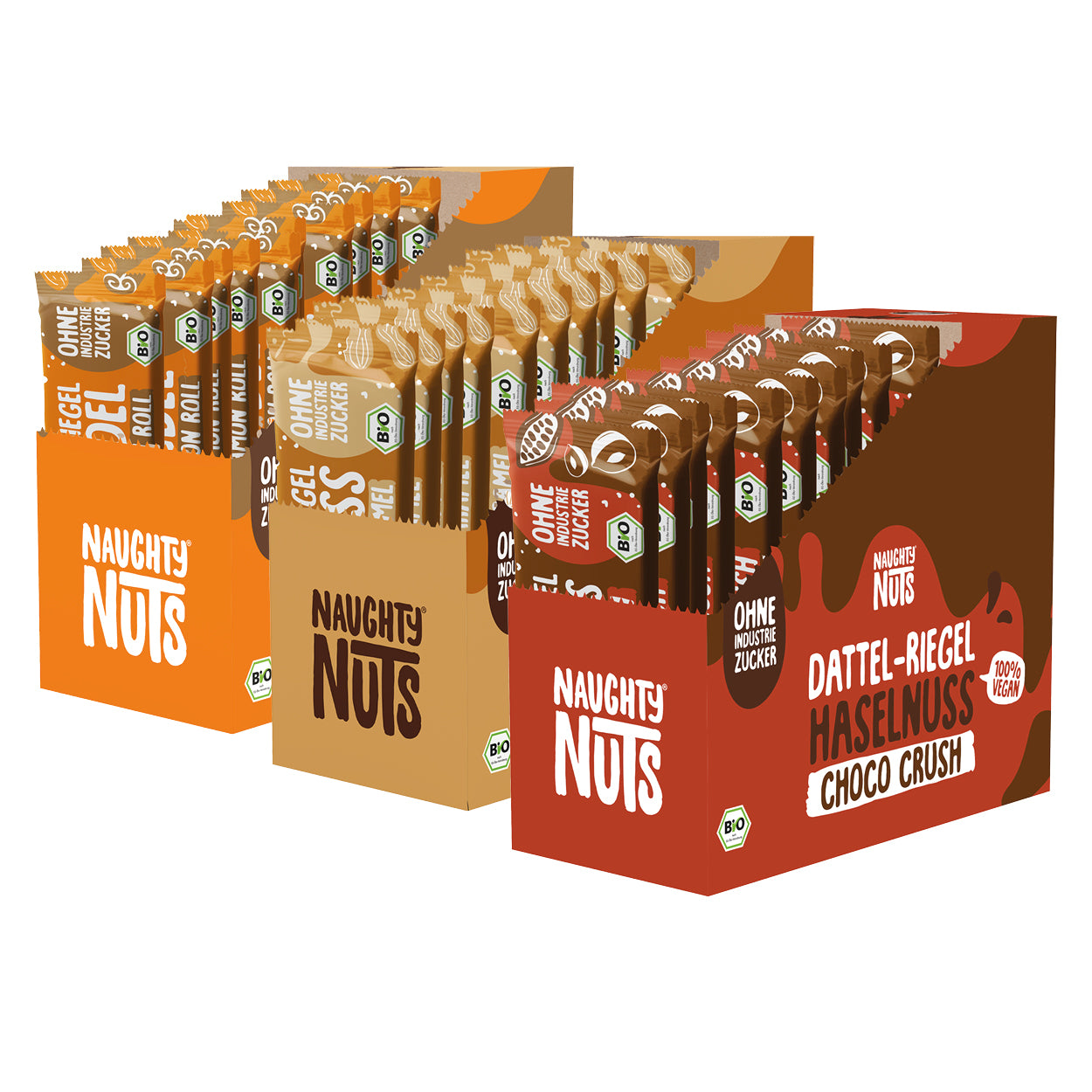 Bio Dattel-Nussmus-Riegel Bundle